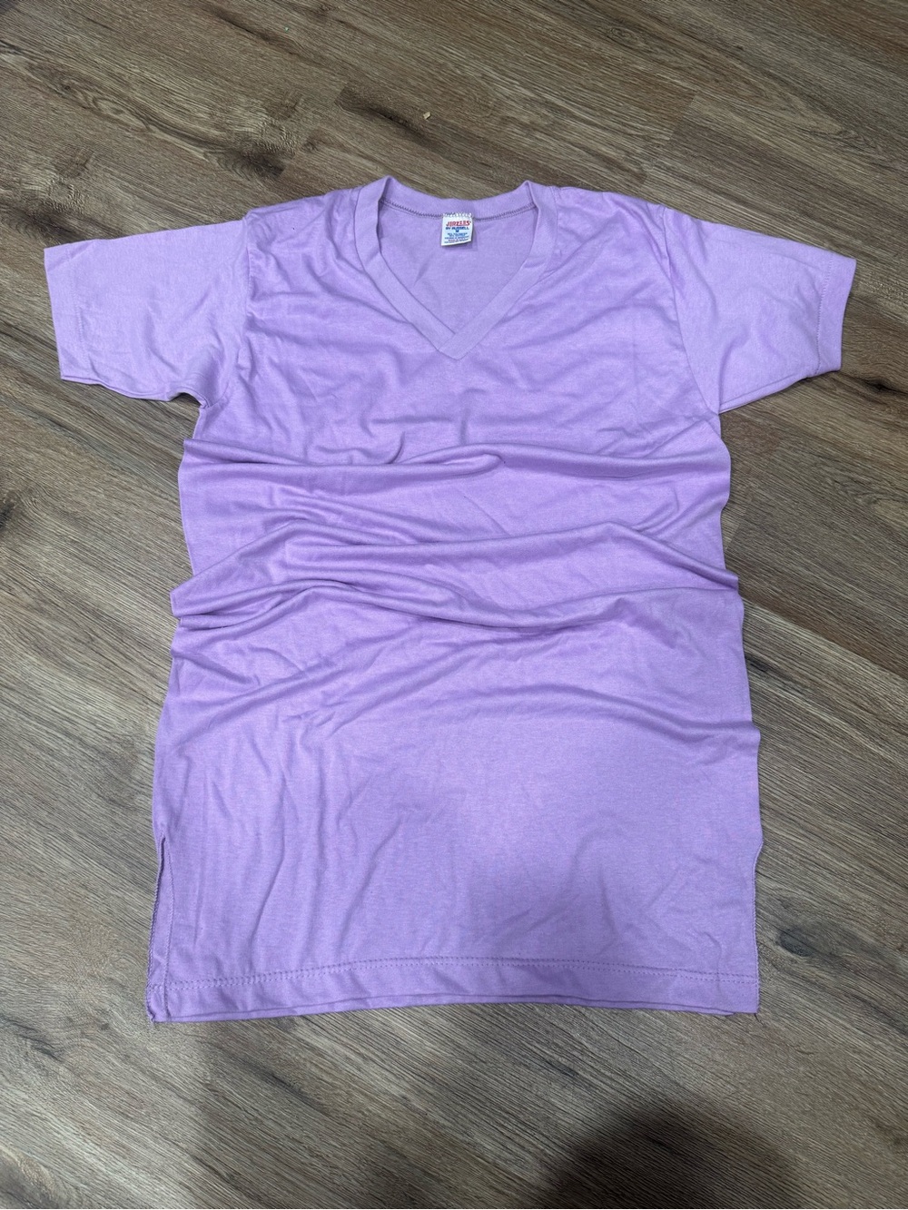 70’s Jerzees Lavender V-Neck Sleep Tee